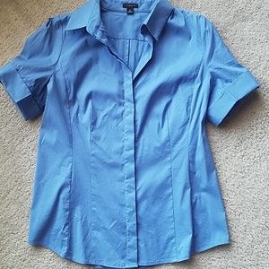 Ann Taylor cotton/nylon/spandex shirt